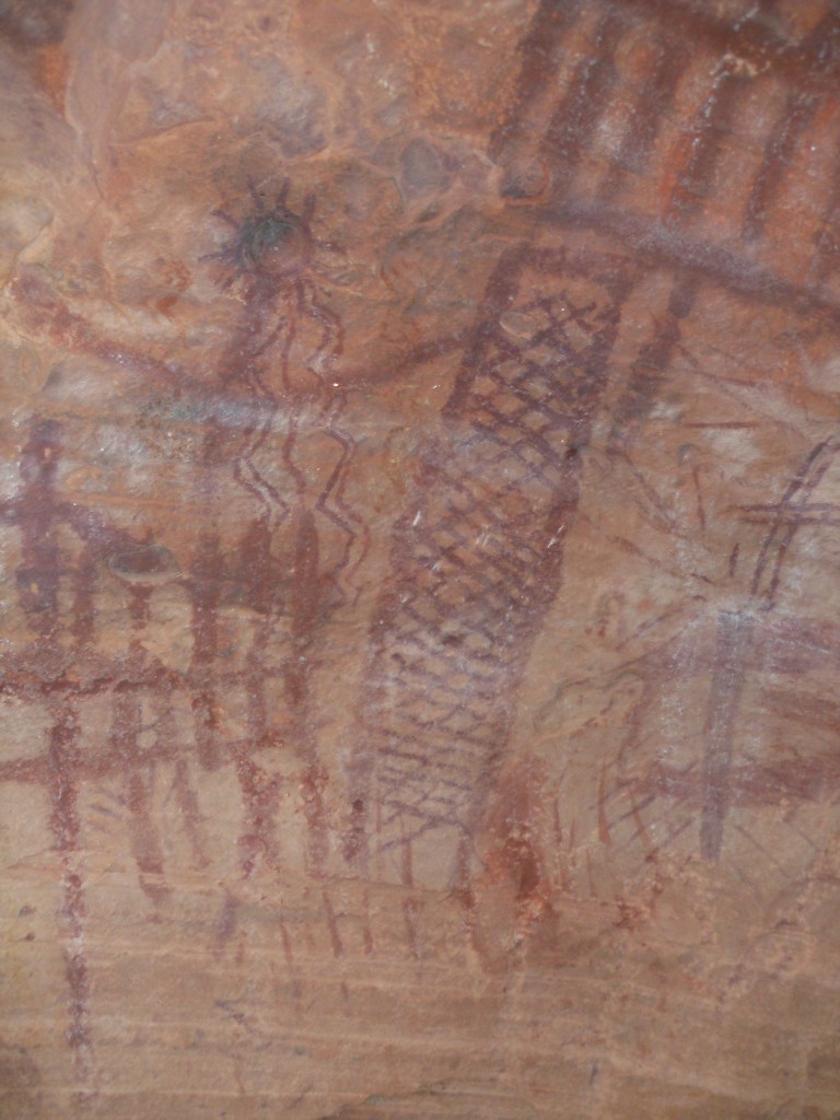 Petroglyphs and pictographs Saint George Utah
