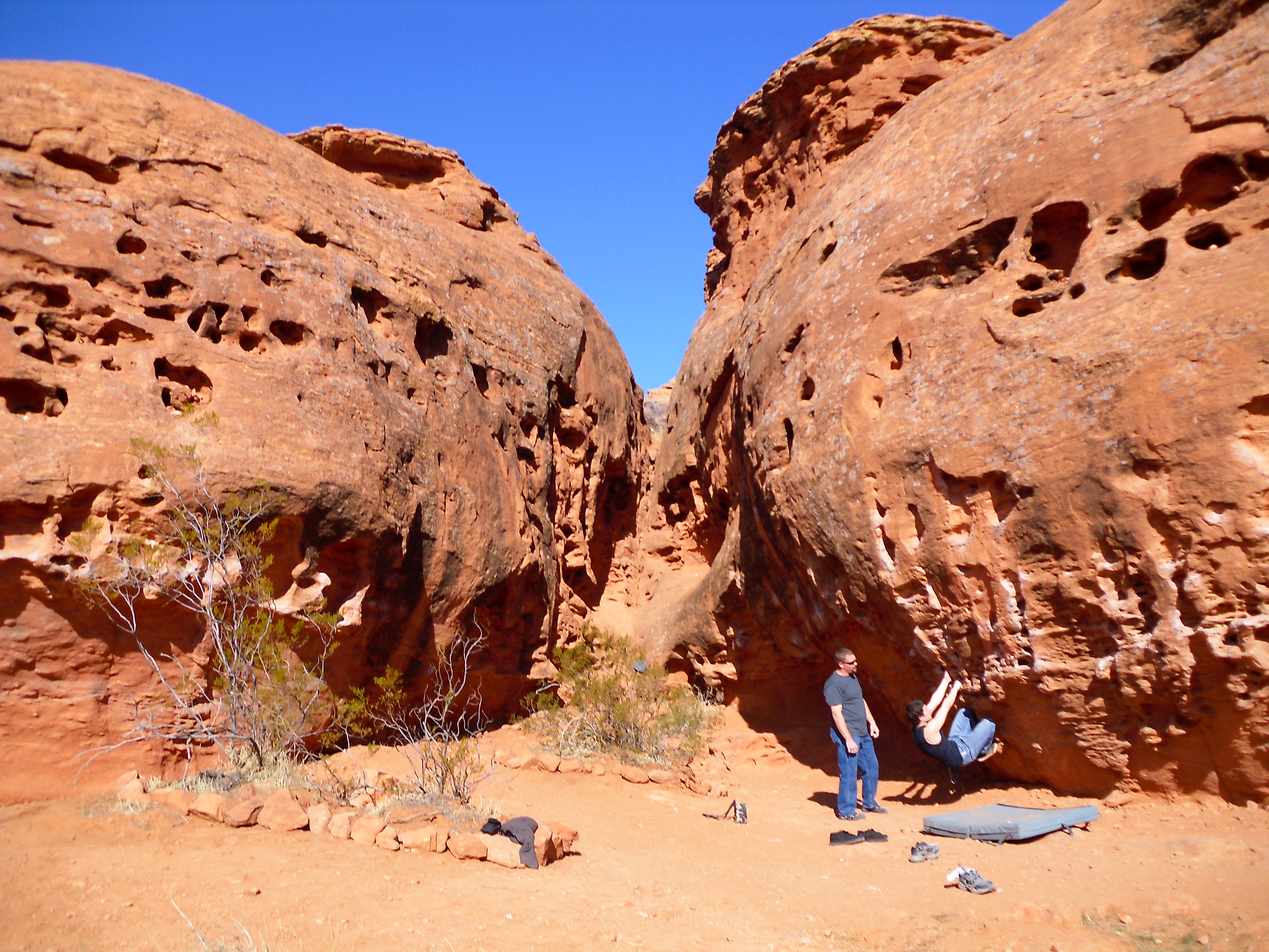 Pioneer park bouldering